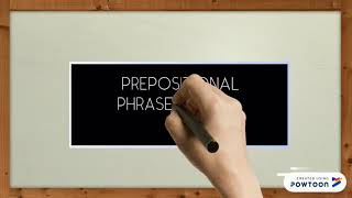 PREPOSITIONAL PHRASE (English Syntax)