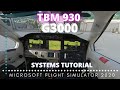 How to use the TBM 930 GARMIN G3000 | FULL  TUTORIAL | Microsoft Flight Simulator 2020