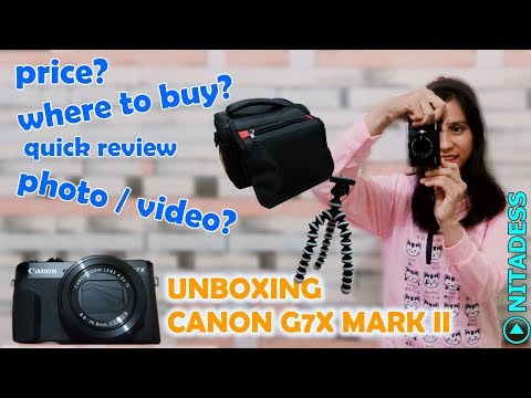 Canon G7x Mark ii di tahun 2020 sangat murah! Auto Beli tanpa mikir... Unboxing kamera baru buat kon. 