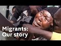 Rescued African migrants say they are fleeing slavery