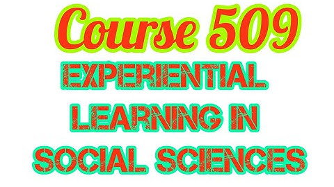 Nios deled lecture in English Course 509