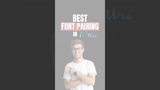 Best Font Pairings | Canva || Rajesh