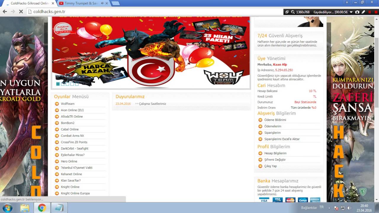 ColdHacks Otomatik Teslimat sistemi