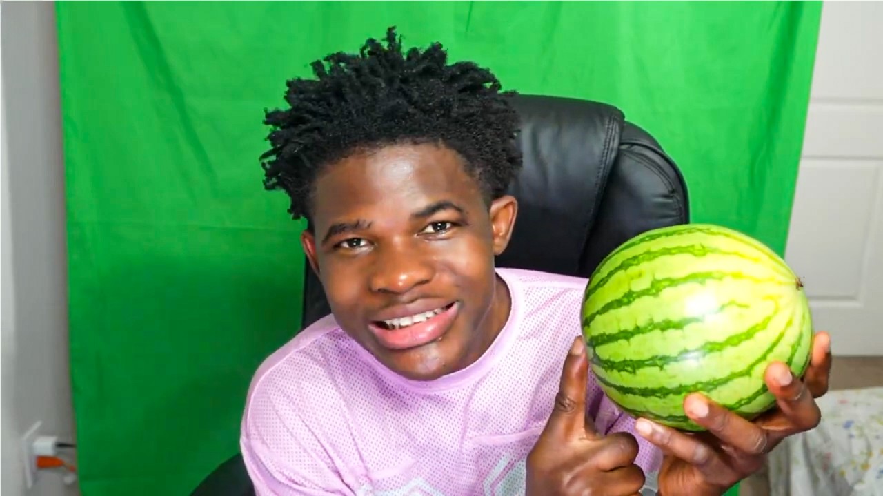 Eating a Whole Mini Watermelon In One Sitting
