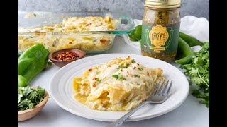 Green Chile Chicken Enchiladas