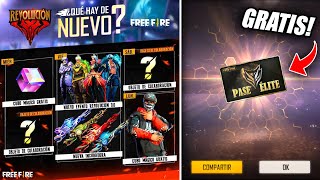 NUEVA AGENDA SEMANAL de FREE FIRE! RECLAMA un PASE ELITE GRATIS! EVENTO REVOLUCION 3.0