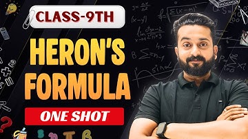 🔥 Class 9 Maths Heron’s Formula ONE SHOT  | Sumit Sir | Deserve Point Academy