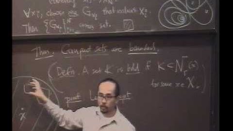 Real Analysis, Lecture 11: Compact Sets (5/8)