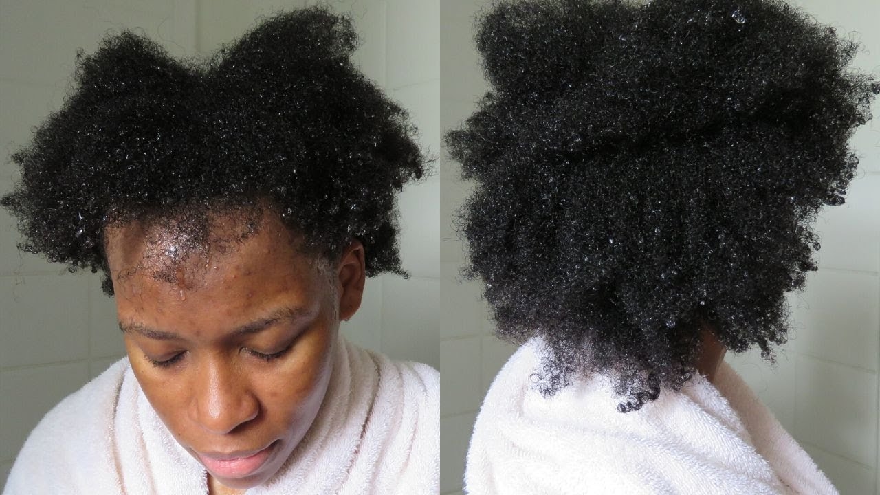 Easy Moisturizing Wash Day For Dry 4C Natural Hair YouTube