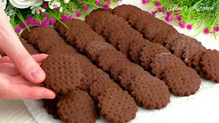 Шоколадное печенье за 5 минут! Невероятная вкуснятина к чаю! Просто и очень вкусно!