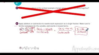 Famous A2 Carnegie: Module 2 Topic 3 Lesson 4a Add/Sub Rational Expressions Net Worth
