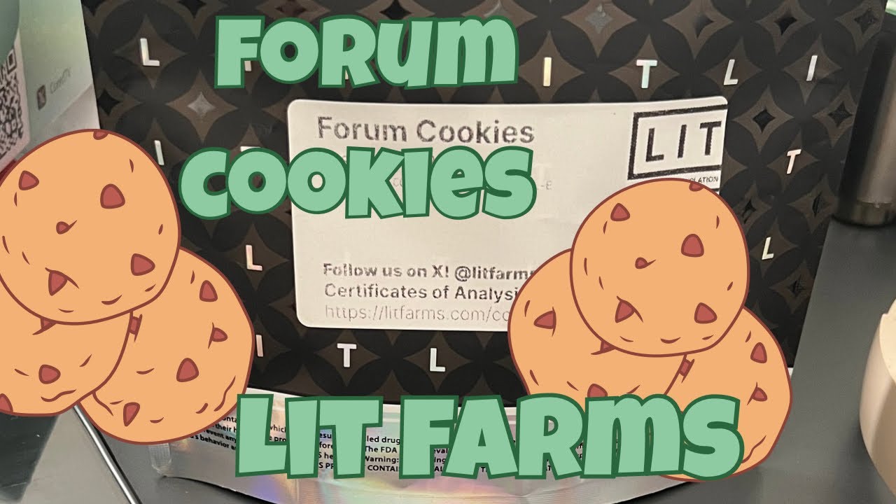 Форумное печенье от LIT Farms + основные ингредиенты + полноразмерный продукт