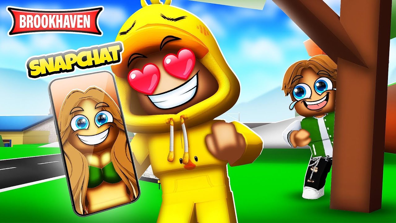 Ik Vond Een NEP MEISJE Op Roblox SNAPCHAT!