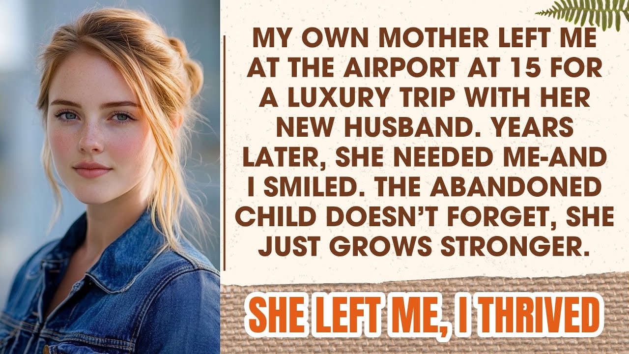 My own mother abandoned me at the airport when I was just 15, all to ...