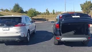 size difference of a Ford Edge vs Ford Escape