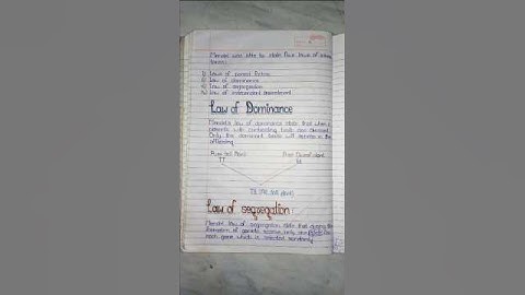 Biology Lesson 4 Heredity chapter notes #notes # #biology #class #determination #science facts