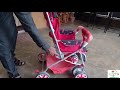 How to fold  unfold a pramstroller  how to use a baby pram stroller urduhindi