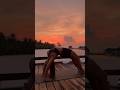 Sunset Yoga In Maldives