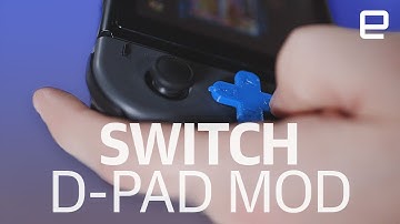 3D printed Nintendo Switch D-pad mod | Hands-on