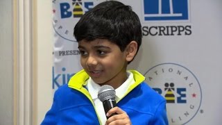 Six-year-old takes on the National Spelling Bee