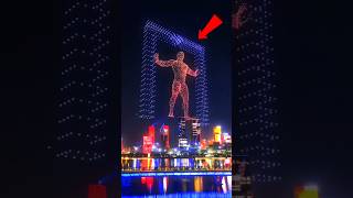 Amazing Drone Light Show at Night 🤯