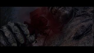 (Death Showcase)Ada gets her head bitten off by  El Gigante(free cam/slow mo)