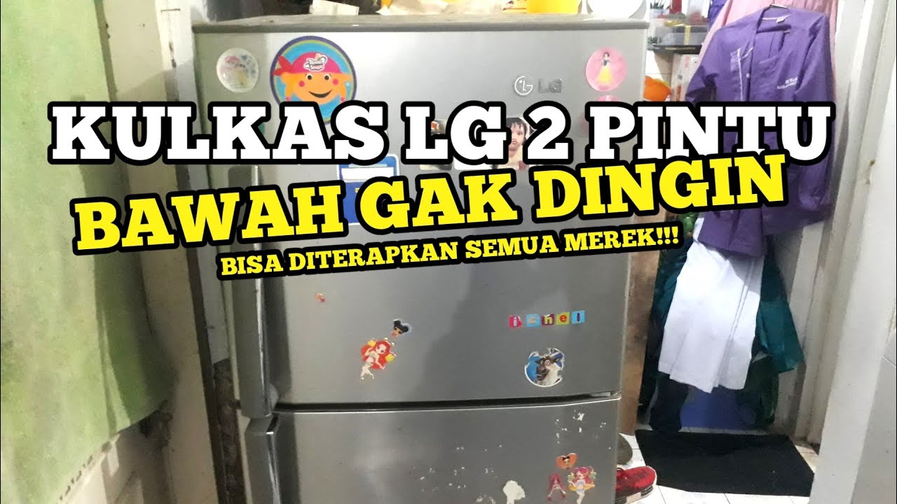 Cara Memperbaiki Kulkas LG 2 Pintu Bagian Bawah Tidak Dingin YouTube