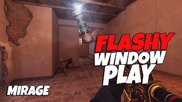 TOPTIER Popflash Play on MID #Mirage #CS2