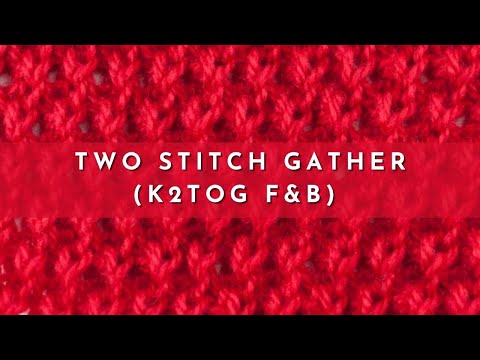 The Knit Stitch Knitting Basics Tutorial 2 Method 2 of 2 Knit 