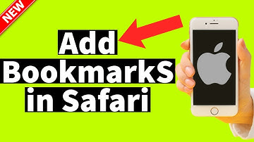 How to Add a Bookmark in Safari  (iPhone / iPad) | Create Bookmarks on Safari