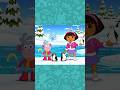 dora helps baby penguins! #shorts