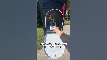 I built a secret mailbox