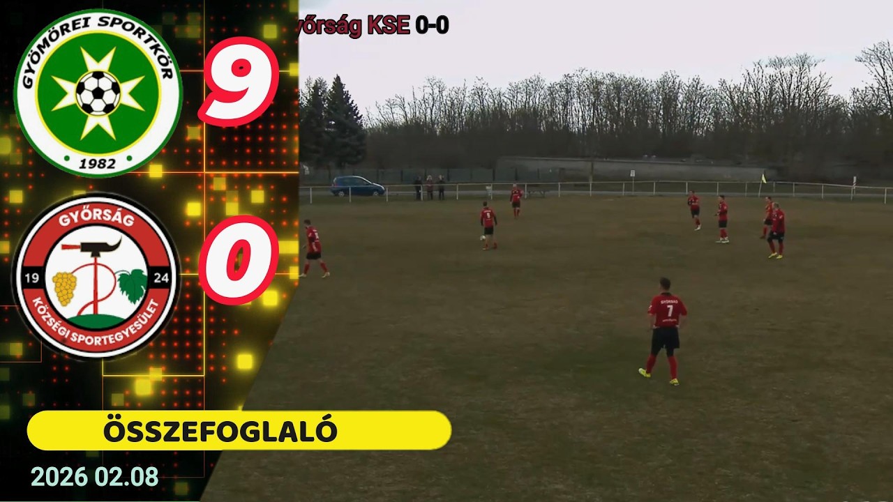 Gyömöre SK - Győrság KSE 9-0 (2-0) (Felkészülési mérkőzés)