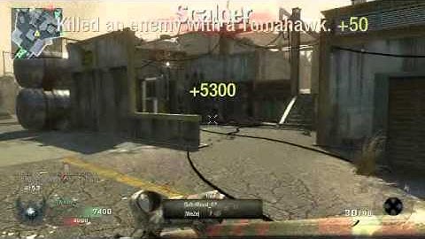 Call Of Duty Black Ops : Best Tomahawk Kill Ever Almost Killcam