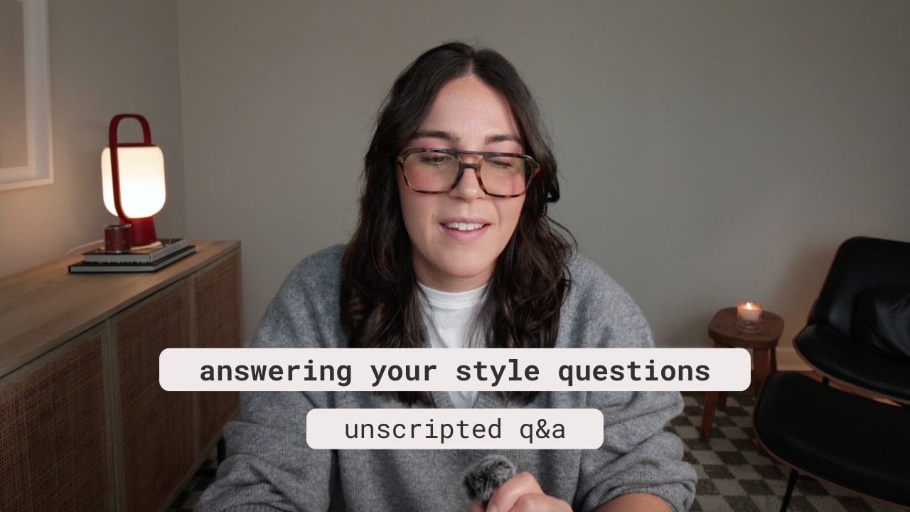 why AI can't style you, essences don't matter, and sensual isn't sexy (unscripted Q&A)