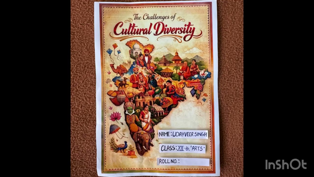 The Challenges of Cultural Diversity|Class 12|Sociology Project File