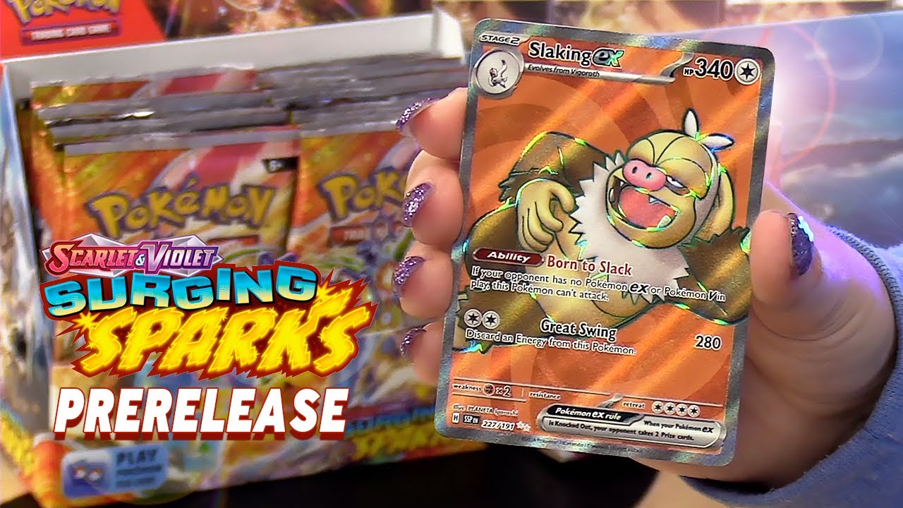 cheap pokemon cards near me Pokemon TCG Slakoth 117/106  Super Electric Breaker  Pokebundles Ireland