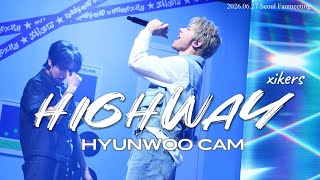 Download lagu 260627 HIGHWAY xikers 현우캠 HYUNWOO Fancam - Seoul Fanmeeting