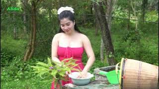 Slow Life in the Forest ¦ Wildflower Foraging & Homemade Lemongrass Pork Ribs 2160p 30fps AV1 128kbi