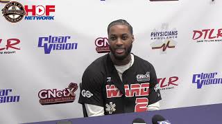 Denzel Ward Softball Game presser: Jared Verse reaction