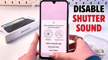 How to Mute Camera Sound on Samsung Galaxy A16 5G
