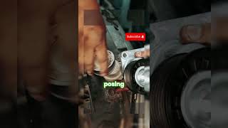 Seized TENSIONER Can Kill Your DRIVE BELT Instantly! #automobile #mechanic  #shorts