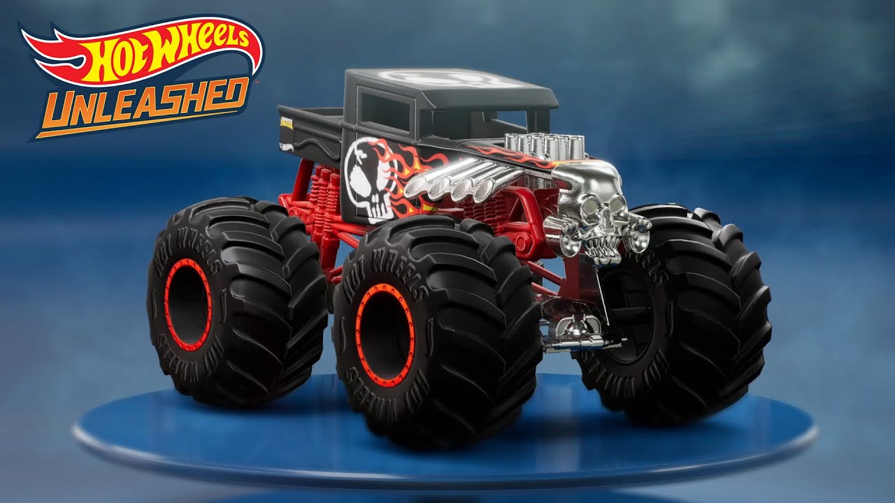 Hot Wheels Unleashed New Unlocked Monster Truck Bone Shaker Youtube