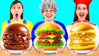 Me vs Grandma Cooking Challenge | Funny Kitchen Hacks