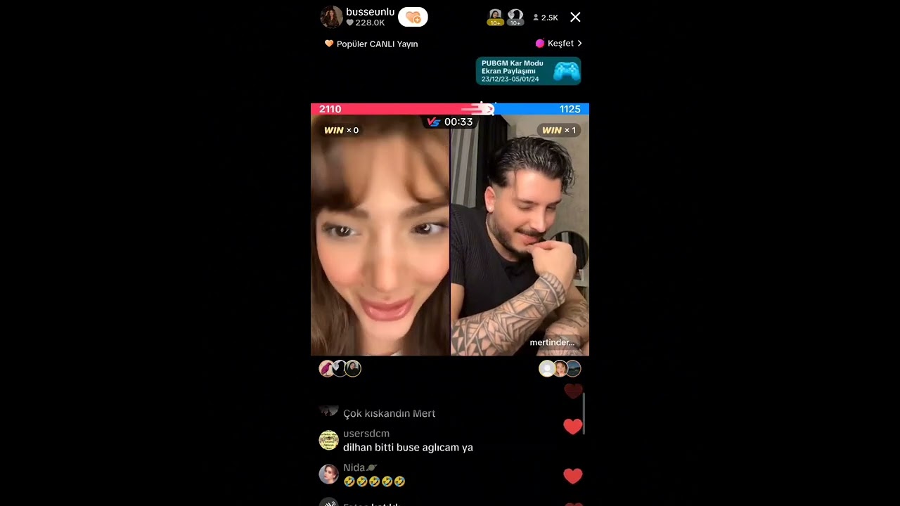 Kısmetse Olur 2.Sezon Buse Mert Tiktok Canlı Yayın #kısmetseolur #busmer #buseünlü #tiktok