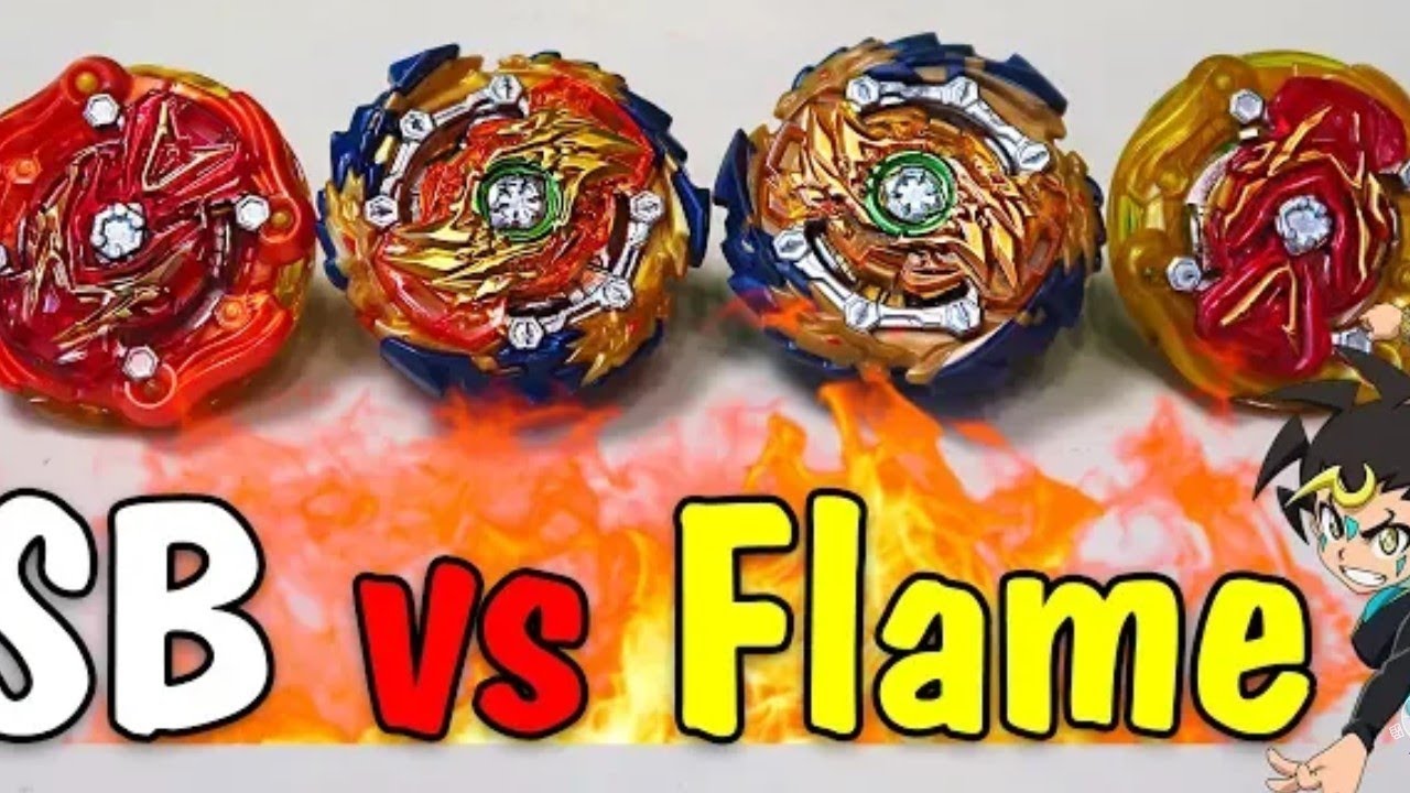 БИТВА SB vs Flame какие бэйблэйд подделки круче? BEYBLADE BURST