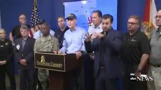 Florida Gov. Rick Scott warns that significant storm surge threat has increased as Hurricane