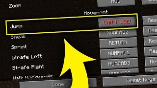 You CAN'T Jump! (Minecraft)