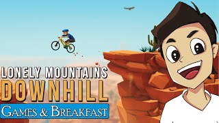 Lonely Mountains: Downhill! Fast-paced voxel mountain biking! screenshot 2