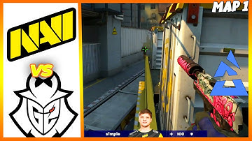 NAVI vs G2 - BLAST Premier Global Final - Map1 TRAIN - CSGO VOD